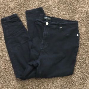 Forever 21 High waist skinny jean black size 18S